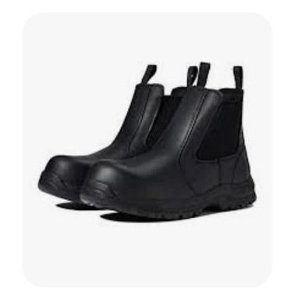 NWT Moxie Trades Women's Angelina Chelsea Black Work Boots Size 8
